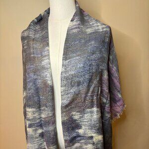 NWT Gaynor Gnomo Printed Wool Scarf